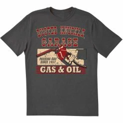 Busted Knuckle Garage Passing Gas T-Shirt Gray GY1738