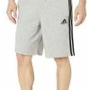 Adidas Men's Standard Essentials Fleece 3-Stripes Shorts Heather Gray/Black -Baseball Cap Sales Shop h20851 1 19305.1667488278.1280.1280