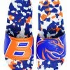 Hype Unisex Boise State Broncos Slide Sandals - Soft Rubber, Orange/Blue