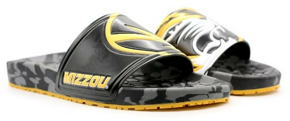 Hype Unisex University Of Missouri Collegiate Slydr Slide Sandal Shoe Shower 4 Hype Unisex University Of Missouri Collegiate Slydr Slide Sandal Shoe Shower - Image 2