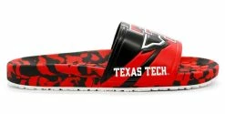 Hype Unisex Texas Tech University Red Raiders Slydr Slide Sandal - Black/Scarlet -Baseball Cap Sales Shop hcsld.ttu 3 59537.1667488988.1280.1280