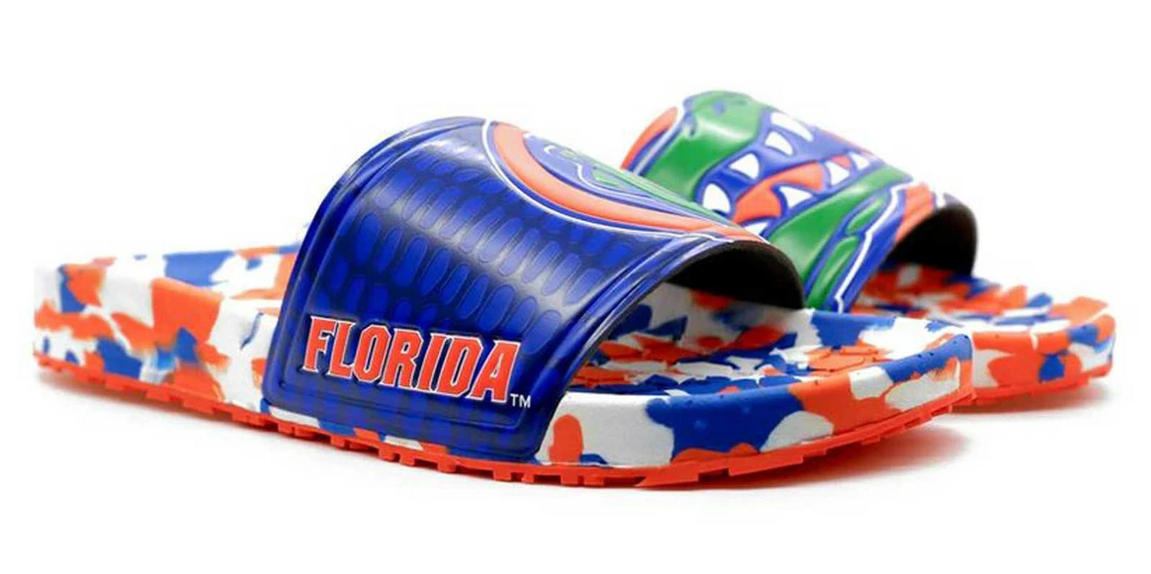 Hype Unisex University Of Florida Gators Slydr Slide Sandals - Blue & Orange 4 Hype Unisex University Of Florida Gators Slydr Slide Sandals - Blue & Orange - Image 2