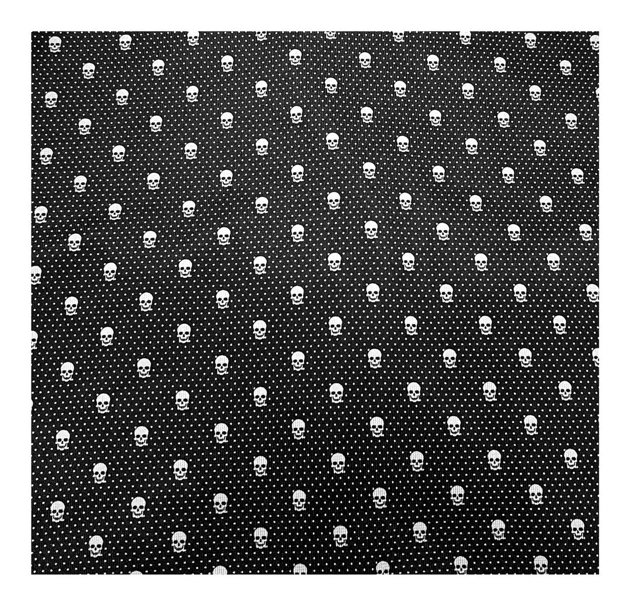 Horn Legend Men's Skull Dots Athletic Performance Golf Polo - Black/Gray 4 Horn Legend Men's Skull Dots Athletic Performance Golf Polo - Black/Gray - Image 2