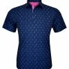 Horn Legend Men's Manhattan Athletic Performance Golf Polo - Navy/Mulberry -Baseball Cap Sales Shop hl1148 navy 1 55747.1667489082.1280.1280