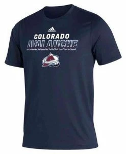 Adidas Men's NHL Colorado Avalanche Team Color Creator Short Sleeve Tee T-Shirt