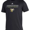 Adidas Men's NHL Pittsburgh Penguins Team Color Creator Short Sleeve Tee T-Shirt