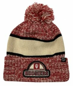 Zephyr Indiana University Hoosiers Brighton Retro Style Beanie W/Fleece Lining