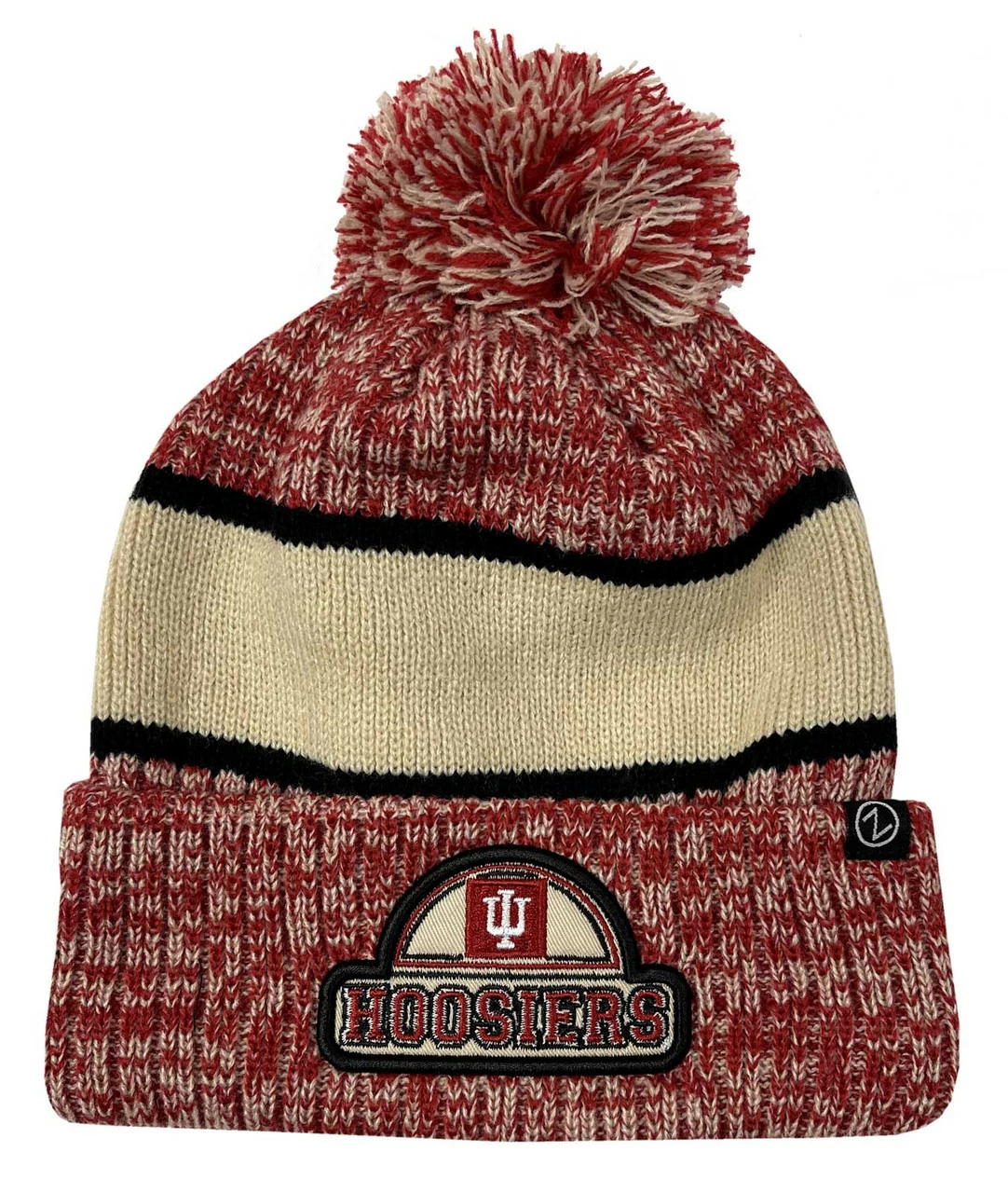 Zephyr Indiana University Hoosiers Brighton Retro Style Beanie W/Fleece Lining 3 Zephyr Indiana University Hoosiers Brighton Retro Style Beanie W/Fleece Lining