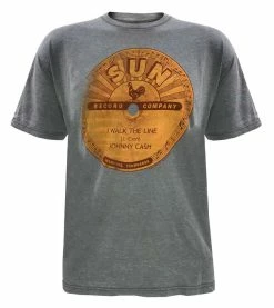 Johnny Cash Sun Records Walk The Line Tee T-Shirt Album Country Music JC-SUN