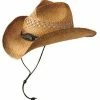 Jack Daniels Men's Soft Raffia Straw Cowboy Hat - Natural Toast Color JD03-59 -Baseball Cap Sales Shop jd03 59 1 29510.1677653109.1280.1280