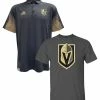 Adidas Men's NHL Las Vegas Knights Hockey (2 Pack) Polo Shirt & Tee Nevada (M) -Baseball Cap Sales Shop knights14 1 57678.1667489852.1280.1280