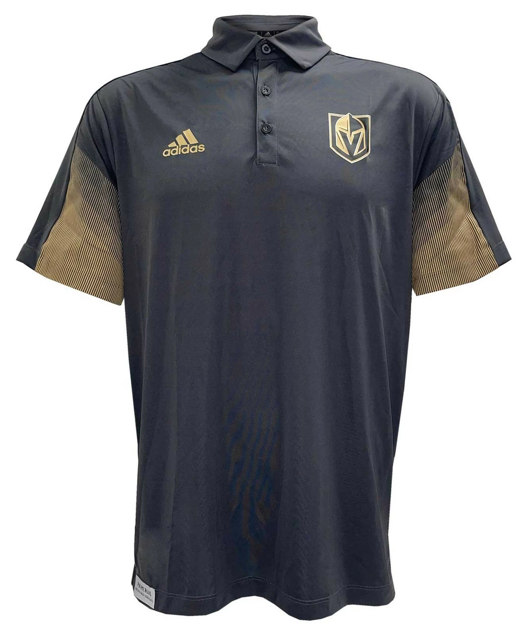 Adidas Men's NHL Las Vegas Knights Hockey (2 Pack) Polo Shirt & Tee Nevada (M) 4 Adidas Men's NHL Las Vegas Knights Hockey (2 Pack) Polo Shirt & Tee Nevada (M) - Image 2