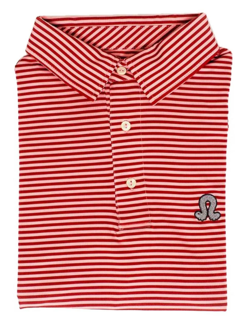 Southern Seam Kenzley Striped Short Sleeve Golf Polo Shirt - Double Pink 5 Southern Seam Kenzley Striped Short Sleeve Golf Polo Shirt - Double Pink - Image 3