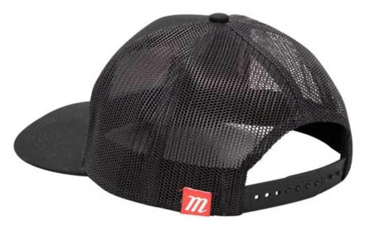 Marucci Men's Four Corners Patch Adjustable Snapback Trucker Hat - Black 4 Marucci Men's Four Corners Patch Adjustable Snapback Trucker Hat - Black - Image 2