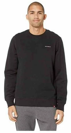 New Balance Men's Essentials Mini Logo Crew Pullover Sweatshirt Camo 3 Colors