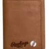 Rawlings Play Ball Tri-fold Wallet Baseball Detail Genuine Leather Tan 479-200 -Baseball Cap Sales Shop mw479 204 1 24621.1667488677.1280.1280