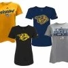 Adidas Women's NHL Nashville Predators Hockey (4 Pack) Crew Tees T-Shirt (S) -Baseball Cap Sales Shop predators1 1 69309.1667489868.1280.1280