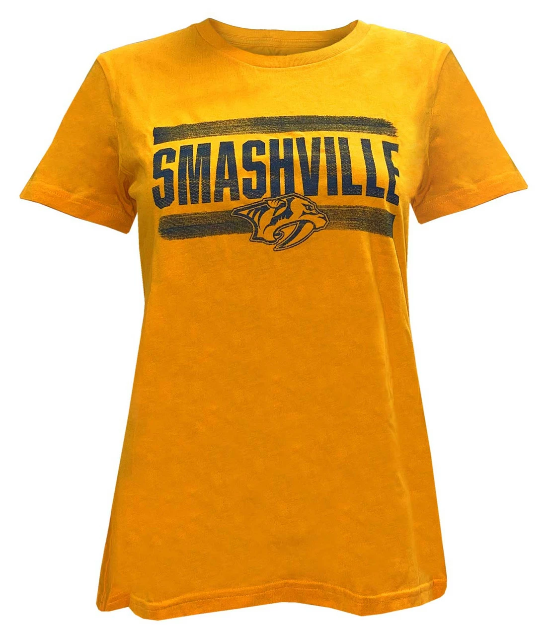 Adidas Women's NHL Nashville Predators Hockey (3 Pack) Crew Tees T-Shirt (S) 5 Adidas Women's NHL Nashville Predators Hockey (3 Pack) Crew Tees T-Shirt (S) - Image 3