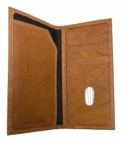 Rico Industries MLB New York Mets Embossed Roper Leather Multi-Slot Wallet -Baseball Cap Sales Shop rpr5805 2 64794.1667490044.1280.1280