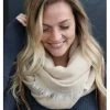 Panache Accessories Infinity Scarf Circle Scarves Fringe Edge 30"x27" Tan -Baseball Cap Sales Shop s 02 1 87454.1667488813.1280.1280