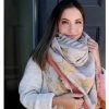 Panache Accessories Blanket Scarf Scarves Shall Fringe Edge 58"x56" Yellow Star -Baseball Cap Sales Shop s 37 1 62852.1667488821.1280.1280