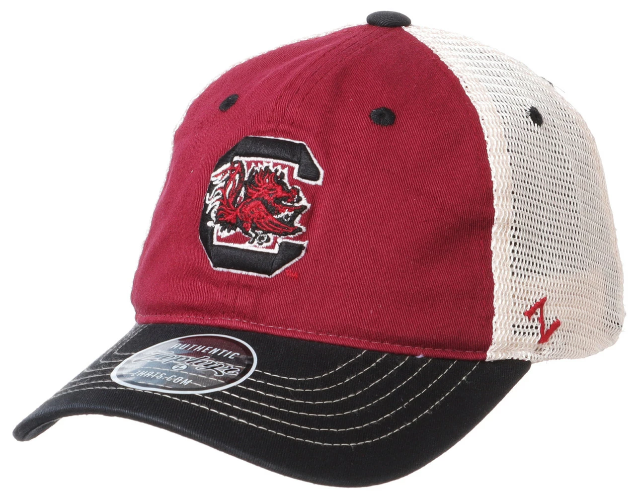 Zephyr University Of South Carolina Stowe "Gamecock" Unstructured Adjustable Cap 3 Zephyr University Of South Carolina Stowe "Gamecock" Unstructured Adjustable Cap