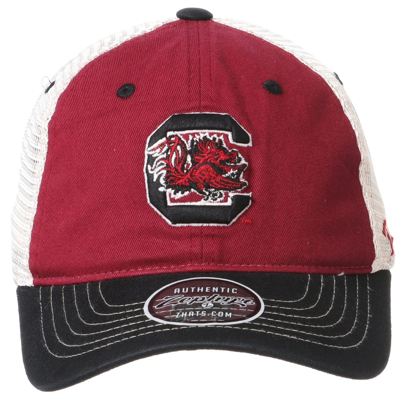 Zephyr University Of South Carolina Stowe "Gamecock" Unstructured Adjustable Cap 4 Zephyr University Of South Carolina Stowe "Gamecock" Unstructured Adjustable Cap - Image 2