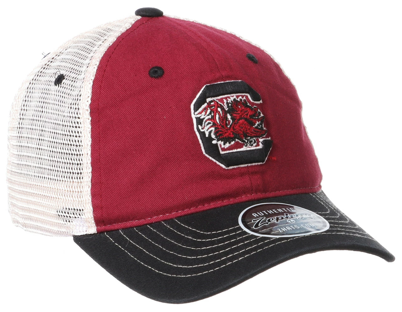 Zephyr University Of South Carolina Stowe "Gamecock" Unstructured Adjustable Cap 5 Zephyr University Of South Carolina Stowe "Gamecock" Unstructured Adjustable Cap - Image 3