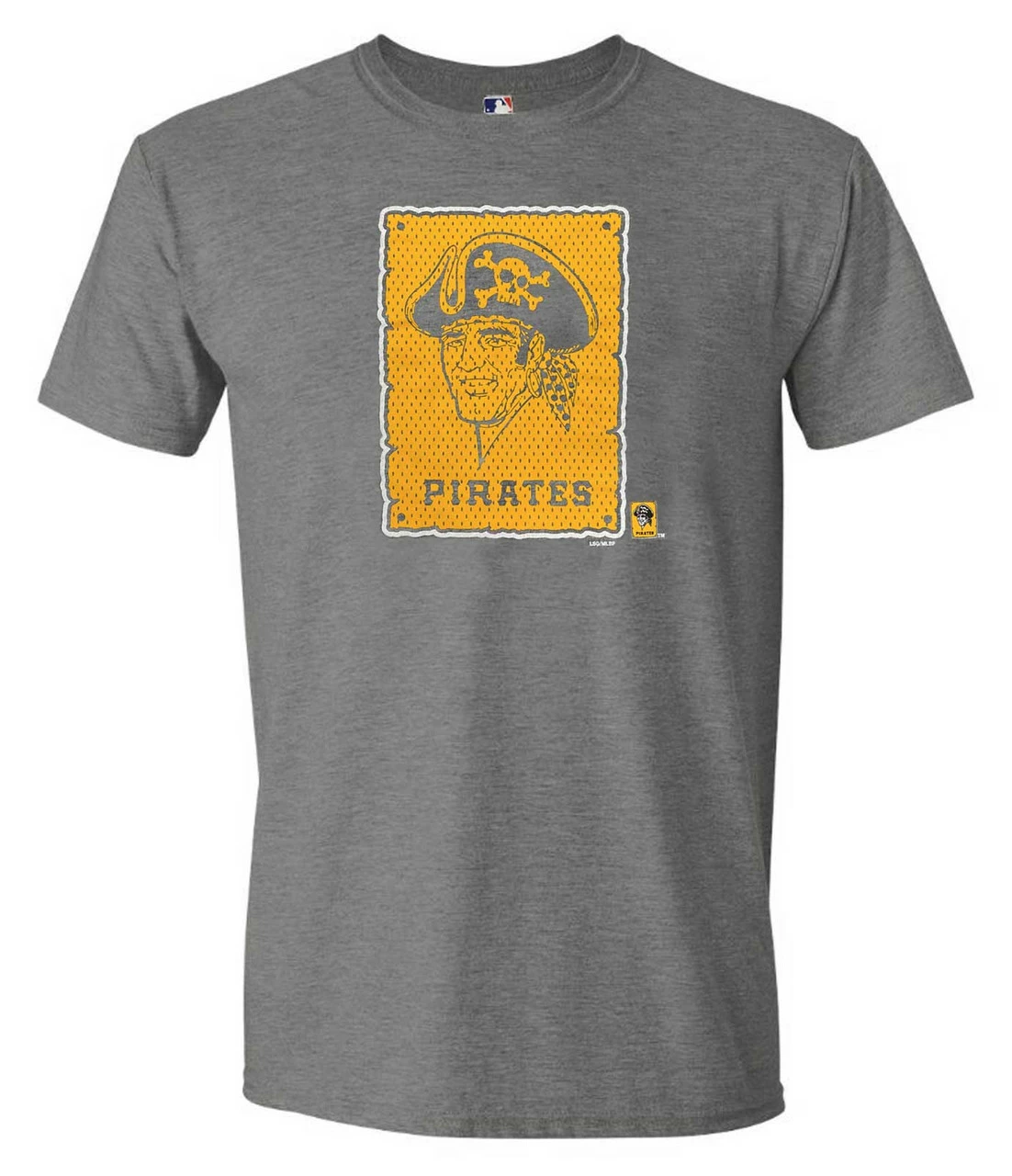 Fanatics Mens MLB Pittsburgh Pirates Coop Primary Short Sleeve Crew Neck T-Shirt 3 Fanatics Mens MLB Pittsburgh Pirates Coop Primary Short Sleeve Crew Neck T-Shirt