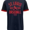 Fanatics Men's MLB St Louis Cardinals Defender Arc Short Sleeve T-Shirt � Blue -Baseball Cap Sales Shop taca 071k scn b91 1 72168.1667489849.1280.1280