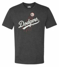 Fanatics Men's MLB Los Angeles Dodgers Coop Crew Short Sleeve Crew Neck T-Shirt