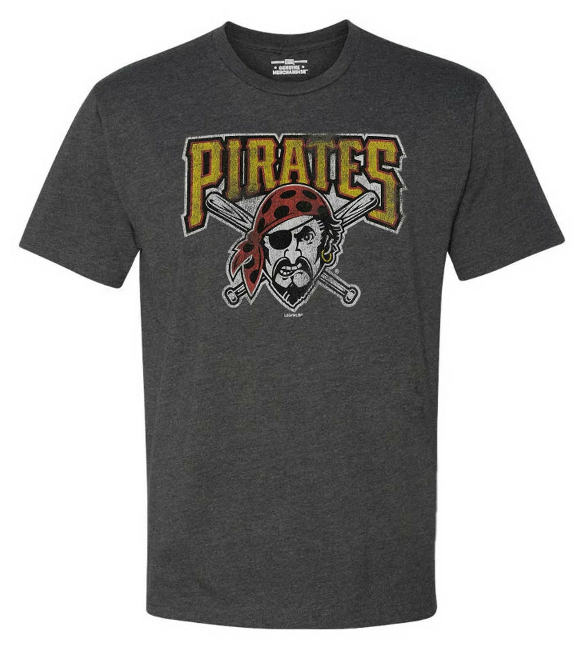 Fanatics Men's MLB Pittsburgh Pirates Coop Crew Short Sleeve Crew Neck T-Shirt 4 Fanatics Men's MLB Pittsburgh Pirates Coop Crew Short Sleeve Crew Neck T-Shirt - Image 2