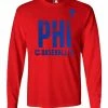Fanatics Men's MLB Philadelphia Phillies Dash Abbreviation Long Sleeve T-Shirt