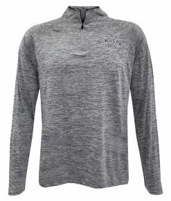 Fanatics Men's MLB New York Yankees Primary Wordmark ? Zip Long Sleeve Pullover