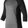 New Balance Men's 4040 3/4 Sleeve Tee 3D Flex Metallic Logo Baseball Top Colors