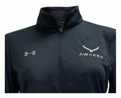 Under Armour UA Women's Awaken Eagle Black � Zip Pullover Shirt Thumb Hole -Baseball Cap Sales Shop uaaw 1309958 001 2 23451.1667489032.1280.1280