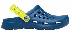 Joybees Kids Active Clog - Durable & Comfortable Sandal - Navy Blue/Citrus