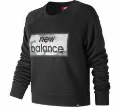 New Balance Womens Essentials Linear Pullover Scoop Neck Sweatshirt Color Choice