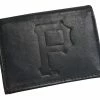 Rico Industries Pittsburgh Pirates Laser Engraved Black Tri-Fold Leather Wallet -Baseball Cap Sales Shop wtwaw m6005 1 90878.1667490046.1280.1280
