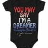 John Lennon Infant Toddler You May Say I'm A Dreamer Black ZRJL1034 -Baseball Cap Sales Shop zrjl10340 1 26557.1667488704.1280.1280